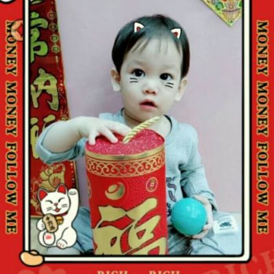 過年.孩子們在教室體驗過年氛圍，認識年節文化與產物