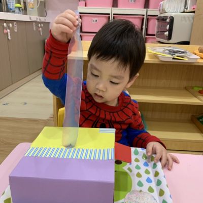 最喜歡玩園長設計製作的教具